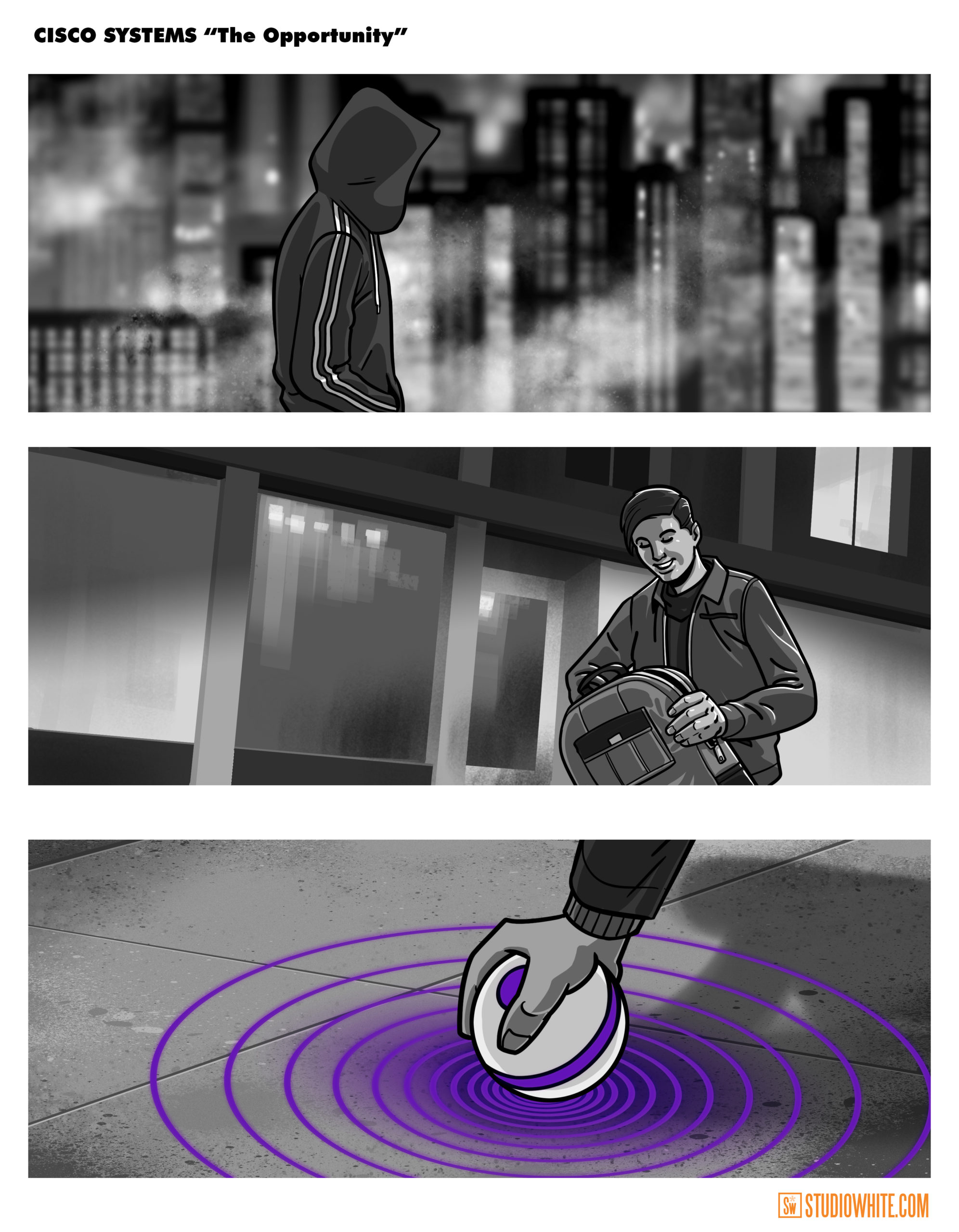 "studiowhite" "shane white" "shane patrick white" "seattle storyboards" "storyboards" "seattle" "cisco"